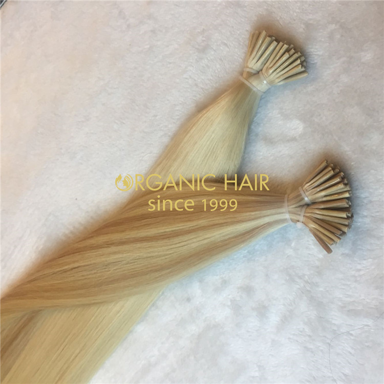 Good remy human hair extensions i tip piano color H123